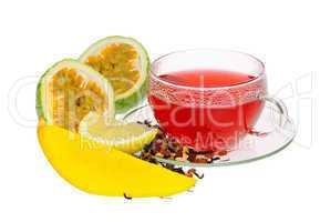 Tee Maracuja Mango - tea from passion fruit and mango 02