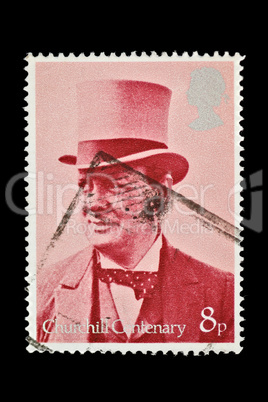 Winston Churchill stamp