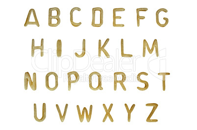 pasta alphabet font