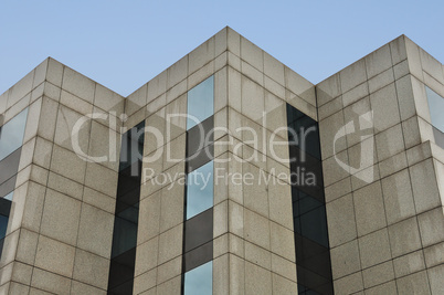 modern building facade corners