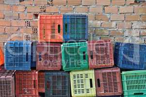 plastic crates