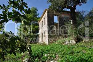 rural house ruins