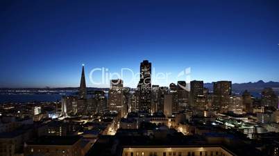 San Francisco Sonnenaufgang Zeitraffer