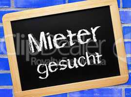 Mieter gesucht - Konzept Wohnen & Immobilie