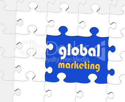 global marketing - Business Concept
