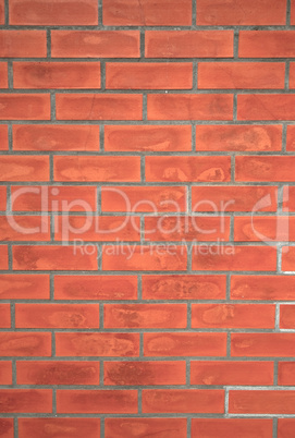 Red brick wall