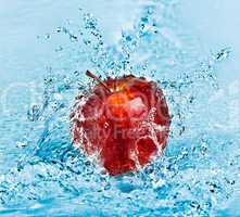 Apple and water