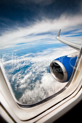 Airplane window