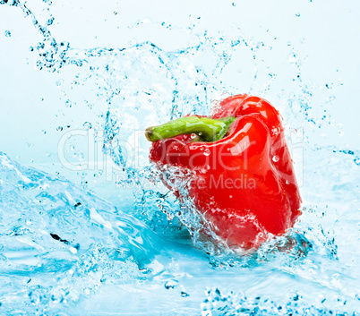 Pepper and water