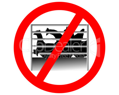 Verboten Käfighaltung Huhn
