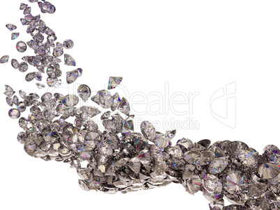 Large diamonds flow isolated