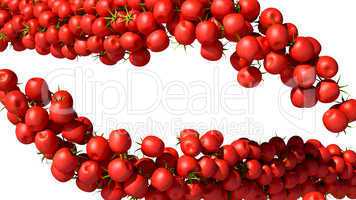 Two Tomatoes Cherry flows isolated