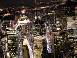 Night View of New York City