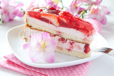 frische Erdbeertorte / fresh strawberry cake