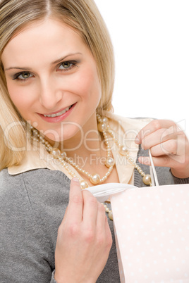 Shopping woman fashion happy bag