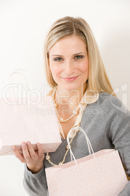 Shopping woman fashion happy bag