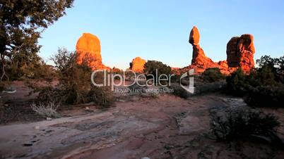 Erosion Forming Sandstone Balanced Rock