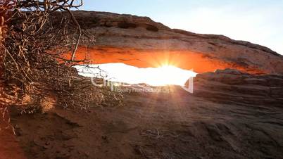 Panorama Through Mesa Arch, Utah