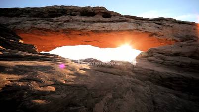 Natural Sandstone Mesa Arch