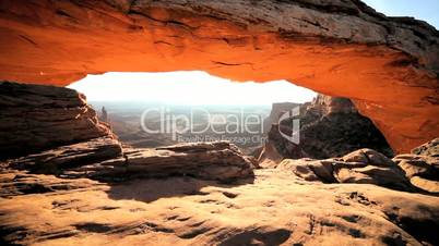 Panorama Through Mesa Arch, Utah