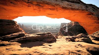 Panorama Through Mesa Arch, Utah