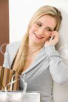 Shopping woman fashion bag phone call