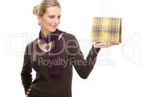 Shopping woman fashion happy hold bag