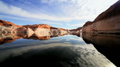 Layered Rock Colors of Lake Powell USA