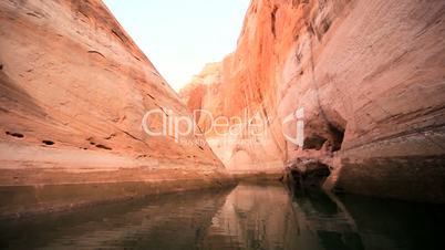 Sandstone Cliffs of Lake Powell, Arizona