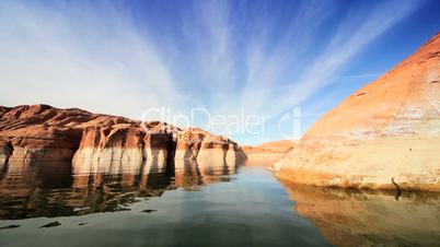 Clear Water Reflections in Lake Powell, Arizona