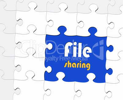 file sharing - Internet Concept