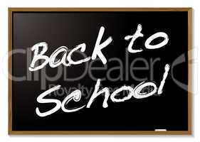 Back to school blackboard