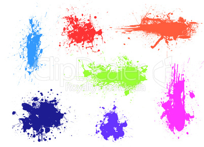 ink splat grunge colour