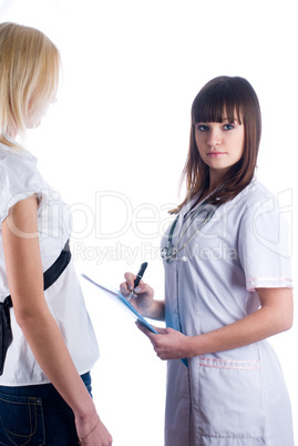 Doctor and patient Doctor and patient