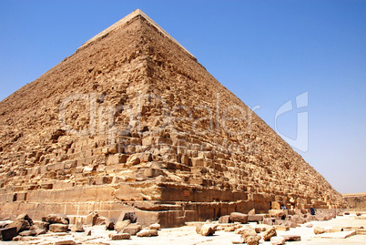 Kefren Pyramid on Giza, Cairo