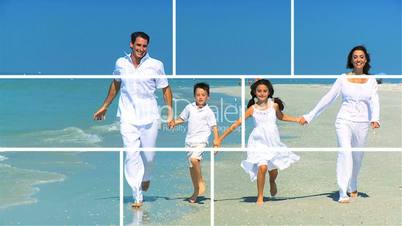 Montage of Family Beach Vacation Activities