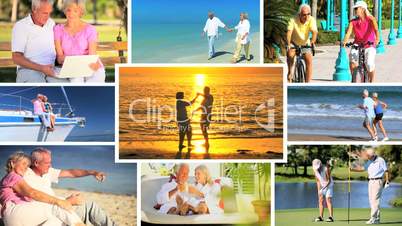 Montage of Leisure & Fitness in Retirement