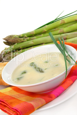 Spargelcremesuppe