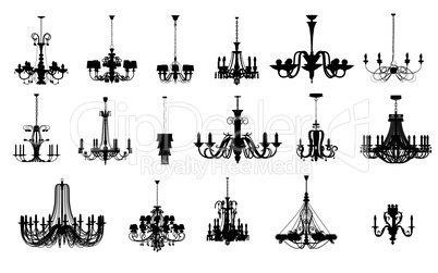 17 different shapes of chandelier