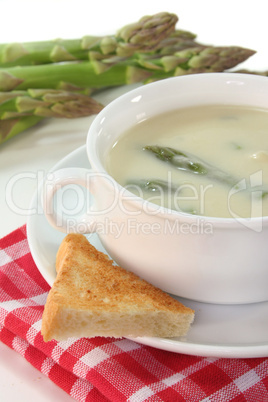 Spargelcremesuppe