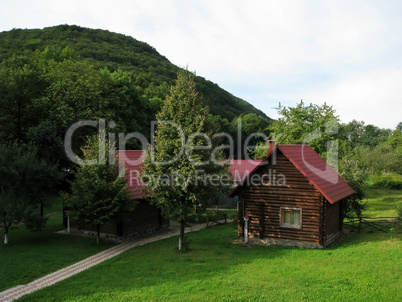 Modern homes in the mountains