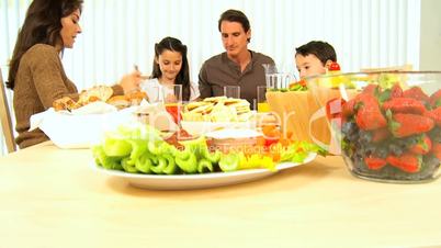 Family Healthy Meal Time Together