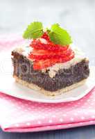 frischer Mohnkuchen / fresh poppy seed cake