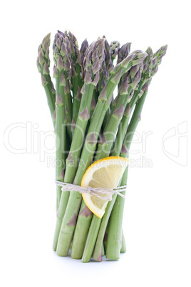 grüner Spargel mit Zitrone / green asparagus with lemon