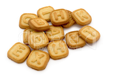 Letter cookies