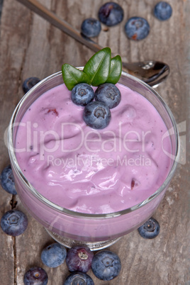 Blaubeeren Joghurt