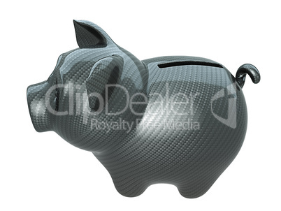 Carbon fiber piggy bank: confidence