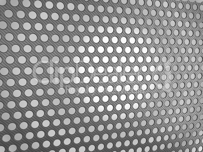 Carbon fibre surface with holes