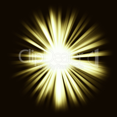 Colorful light Beams: shining star