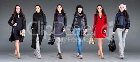 autumn winter collection  lady's clothes